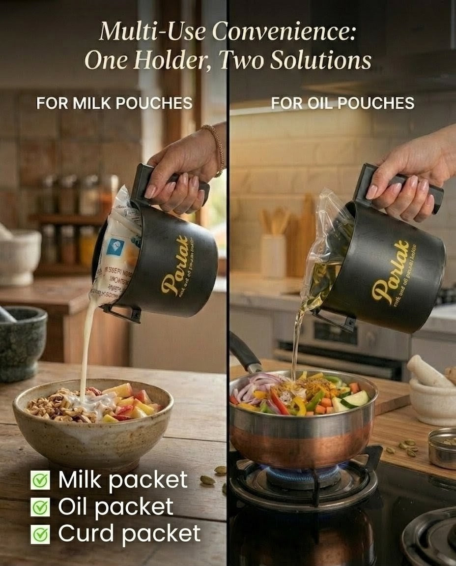 Milk and oil packet holder